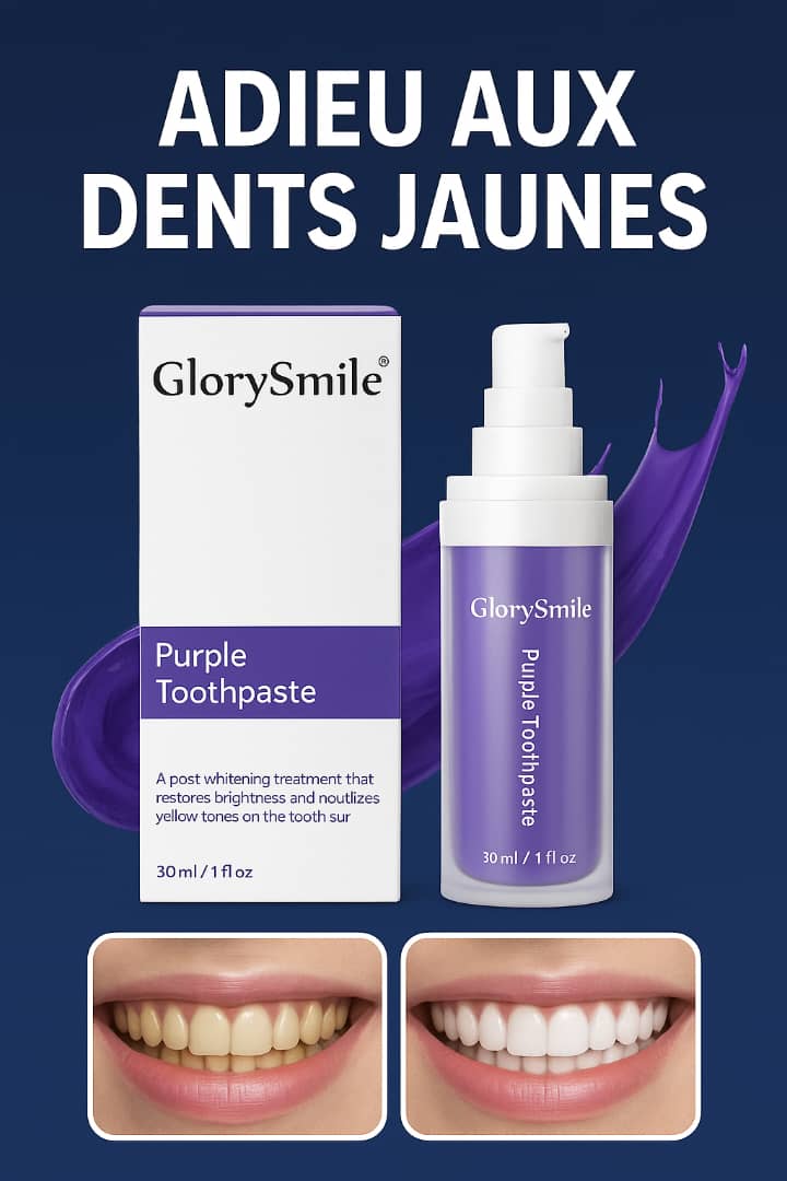 GLORYSMILE – Un sourire éclatant dès la première utilisation