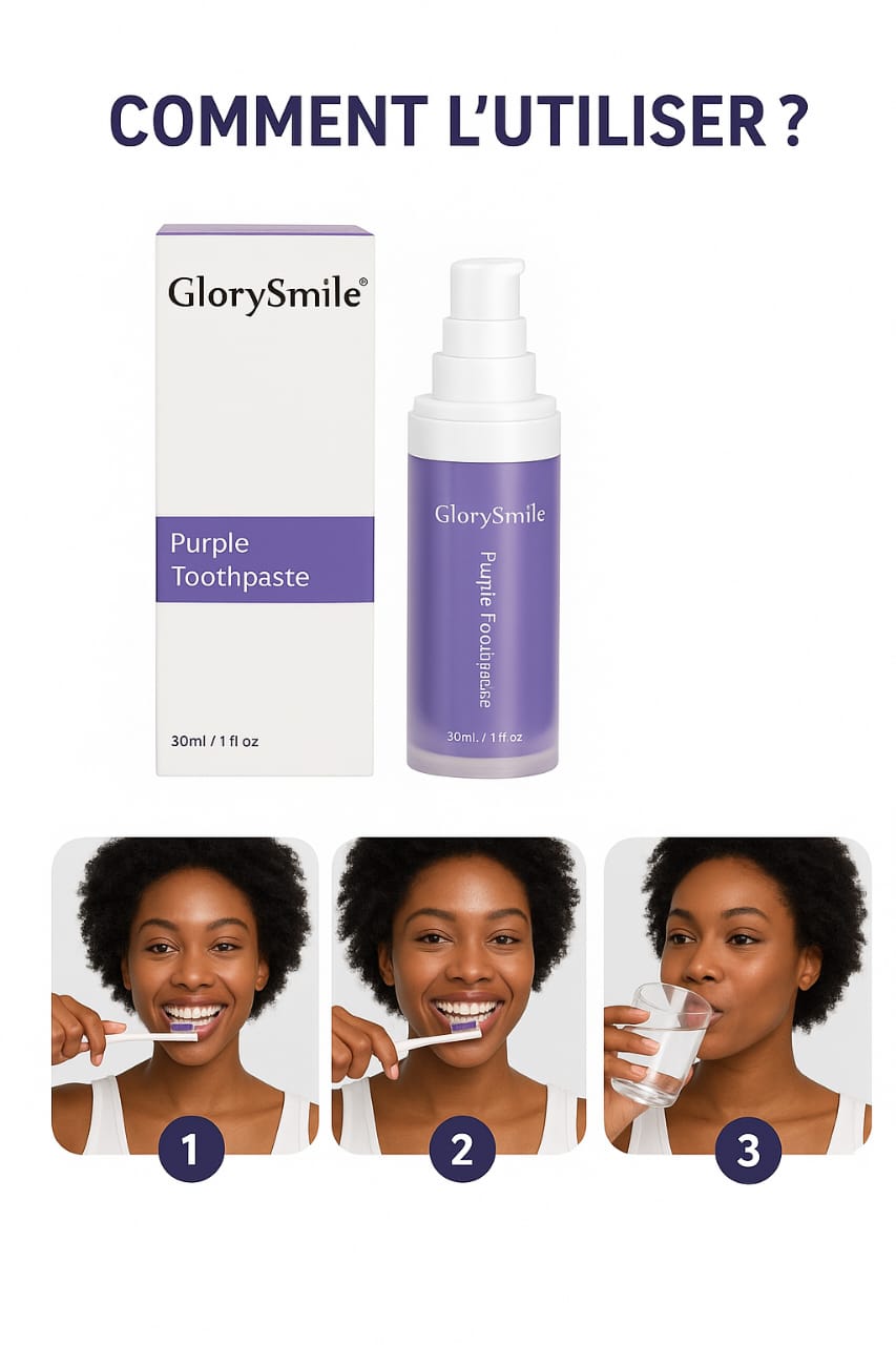 GLORYSMILE – Un sourire éclatant dès la première utilisation